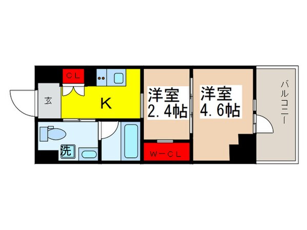 ARKMARK水天宮前Ⅰの物件間取画像